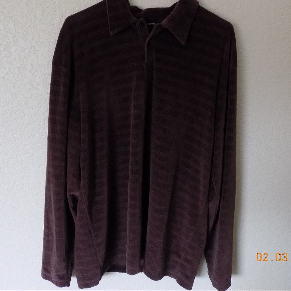 XL Button up corduroy Brown
